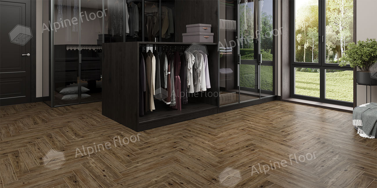 Ламинат Alpine Floor Herringbone 12 Pro