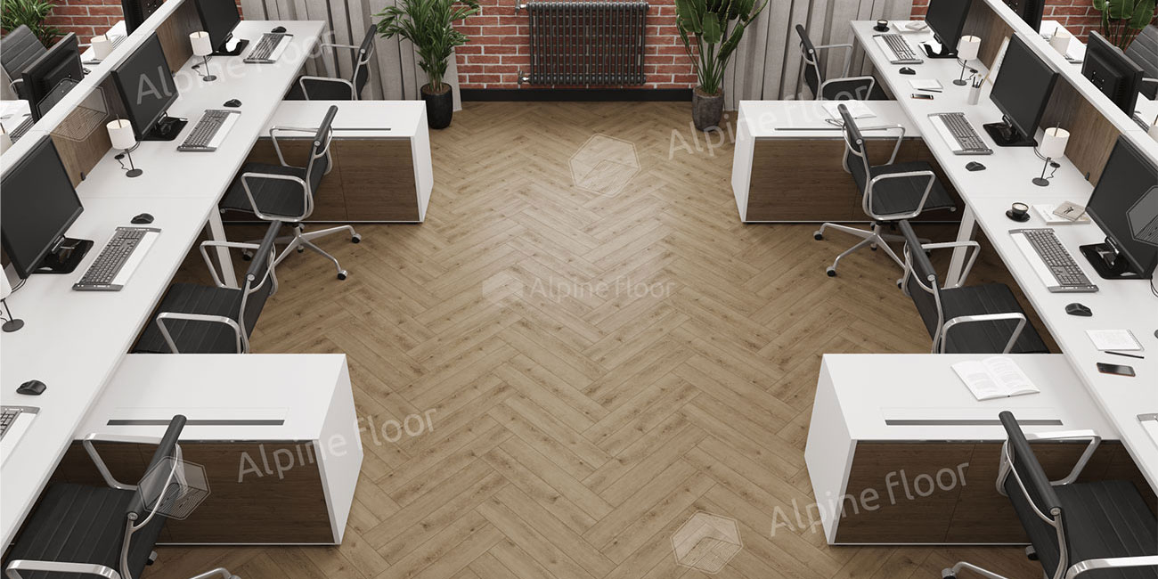 Ламинат Alpine Floor Herringbone 12