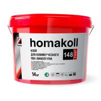 Клей для коммерческого ПВХ-линолеума Homakoll 148 Prof 28 кг фото 0
