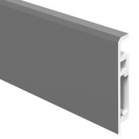 Плинтус Aberhof Lux Светло-серый Гладкий Полуматовый