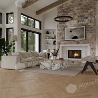 Кварцвиниловая плитка Alpine Floor Приоритет Паркет ECO 30-3 Дуб Статусный