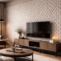 Стеновые панели Alpine Walls Гибкая керамика 02 Tessera Bianca