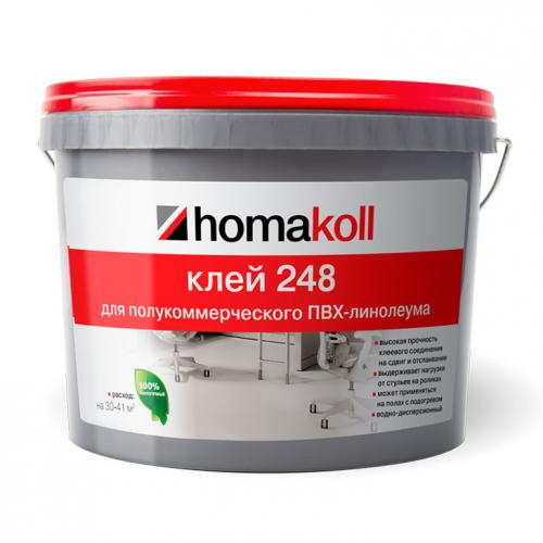 Аксессуары  Клей для полукоммерческого линолеума Homakoll 248 7 кг