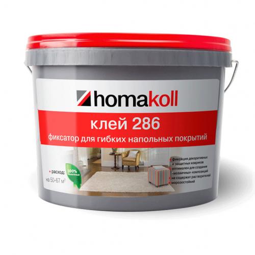 Аксессуары  Клей-фиксатор для гибких напольных покрытий Homakoll 286 1 кг
