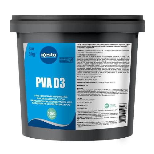 Аксессуары  Водостойкий клей Kestokol PVA (D3) 3 кг