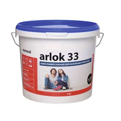 Аксессуары  Клей Eurocol Arlok 33 для ковролина и ПВХ покрытий 1.3 кг