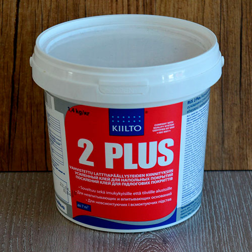 Аксессуары  Клей для виниловых покрытий Kiilto 2 Plus Финляндия 4 кг