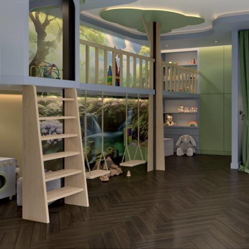 Массивная доска Damy Floor Английская Ёлочка Шоколадный