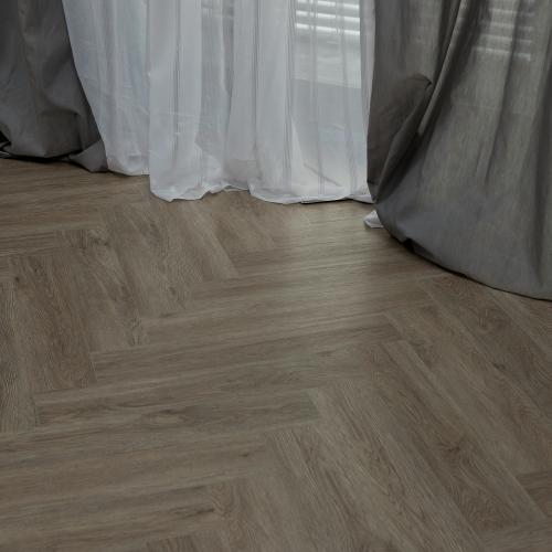 Инженерная доска AlixFloor Английская Ёлка ALX1032HB Дуб Дымчато-серый