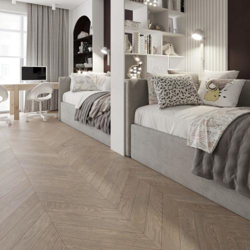 Инженерная доска AlixFloor Английская Ёлка ALX1038HB Дуб Коричнево-серый