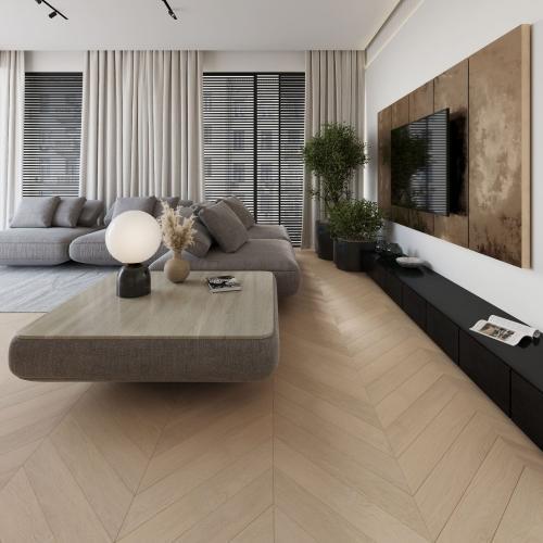 Инженерная доска AlixFloor Французская Ёлка ALX 1024CV Дуб песочный светлый