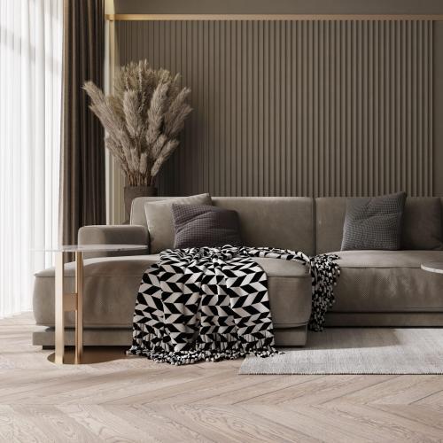 Инженерная доска AlixFloor Французская Ёлка ALX 1038CV Дуб коричнево-серый