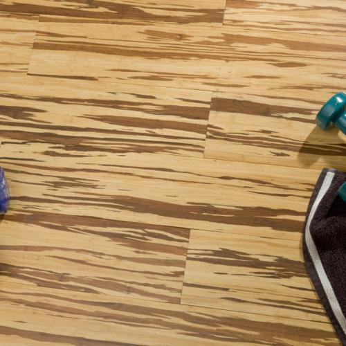 Инженерная доска Amigo бамбук HDF 0013 Зебра Click