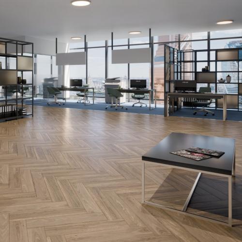 Инженерная доска Damy Floor Luxury Английская Ёлочка Натуральный