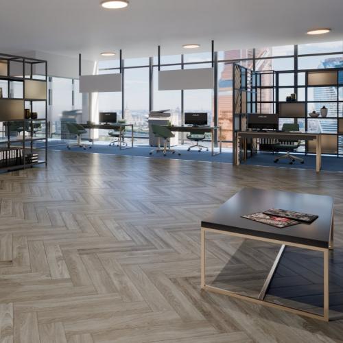 Инженерная доска Damy Floor Luxury Английская Ёлочка Скандинавский