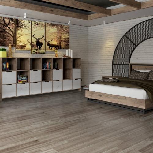 Инженерная доска Damy Floor Luxury Каштановый