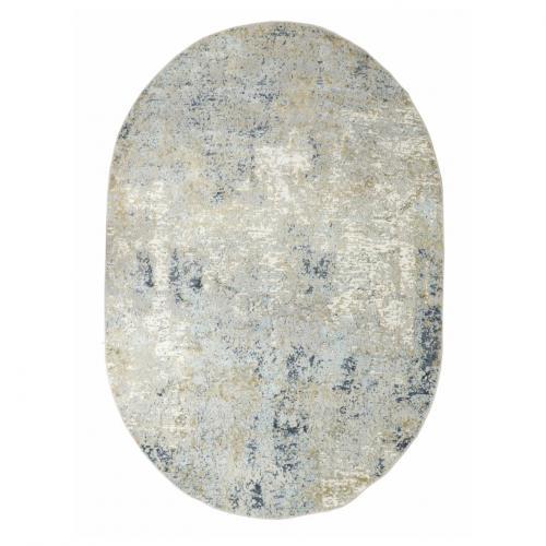 Ковры Giza Renaissance 4711A LightGrey Gold Овал