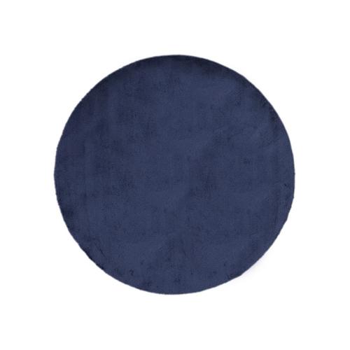 Ковры Plato Hali Vitrin 4086 Plain Navy Blue Круг 1500x1500