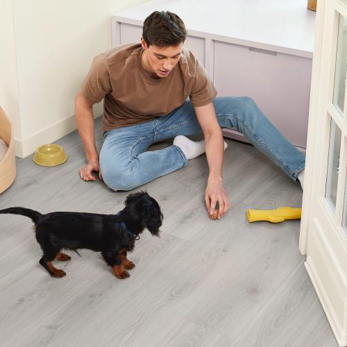 Ламинат Berry Alloc Ocean Plus 12 V4 2498 V4 Блум Серебристо-Серый