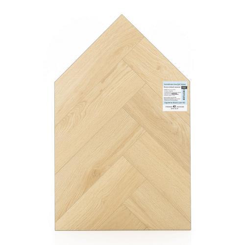 Ламинат FirstFloor Supreme Black Core 4D 1F437 Английская Ёлка Дуб Зефир