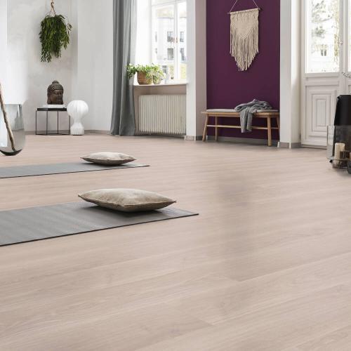 Ламинат Kronotex Exquisit D 2873 Дуб Вейвлесс белый