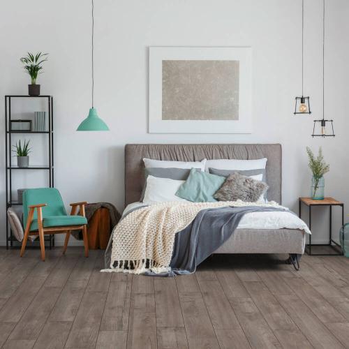 Ламинат Kronotex Exquisit D 3242 Тик Ностальгия Серебрянный