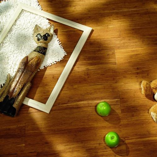 Паркетная доска Amigo HiTech Original бамбук АМ 0006 Кофе Click