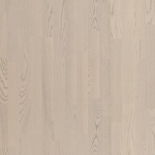 Паркетная доска Polarwood Classic Ясень Ricotta белый матовый лак 3-полосный