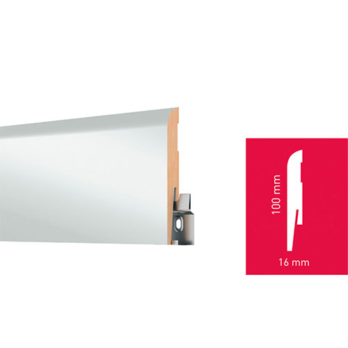 Плинтус Arbiton Cavare ML1004W Белый