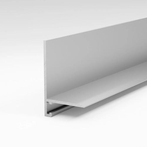 Плинтус Bonkeel Микро Prof L Серебро