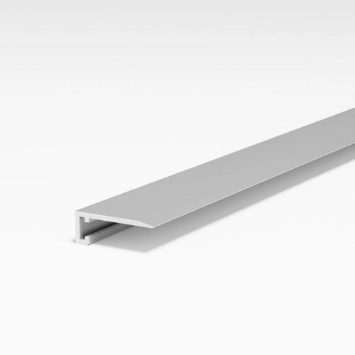 Плинтус Bonkeel Микро Prof Плоский Серебро