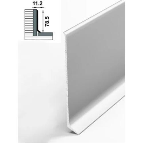 Плинтус Bonkeel Prof AL60/80/100 Prof AL80 Серебро