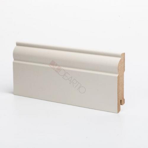 Плинтус DeArtio Премиум RAL 9010 U 104-80 кремовый (RAL 9010)