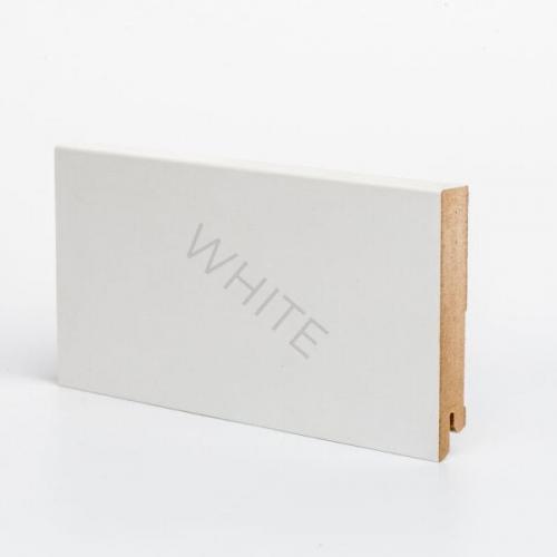 Плинтус DeArtion Эконом W 06-100 белый