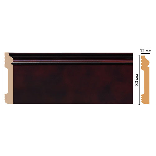 Плинтус Decomaster D005 D005-62 ДМ