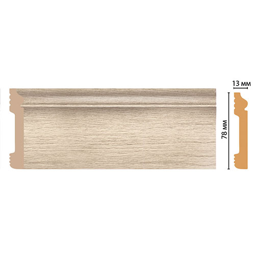 Плинтус Decomaster D005 D005-72 ДМ