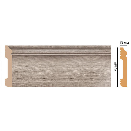 Плинтус Decomaster D005 D005-77 ДМ