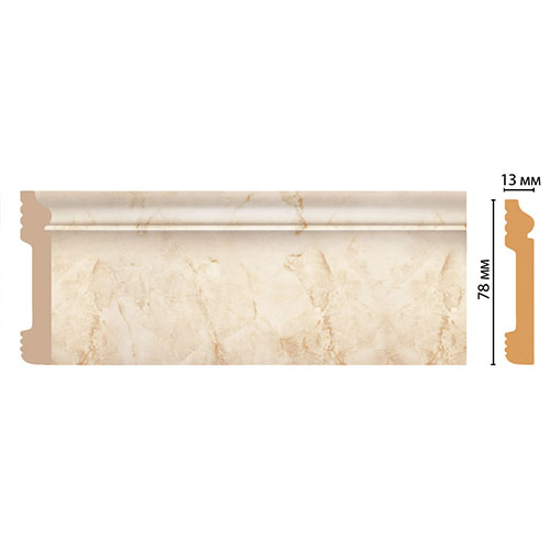 Плинтус Decomaster D005 D005-80 ДМ