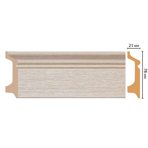 Плинтус Decomaster D122 D122-71 ДМ