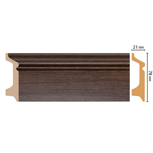 Плинтус Decomaster D122 D122-74 ДМ