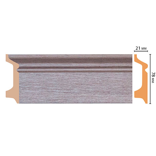 Плинтус Decomaster D122 D122-77 ДМ