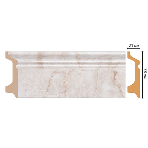 Плинтус Decomaster D122 D122-80 ДМ