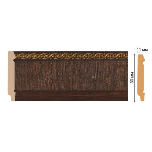 Плинтус Decomaster D144 WoodLine 144-1 ДМ