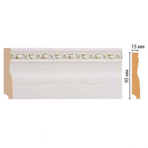 Плинтус Decomaster D153 GoldLine 153-54 ДМ