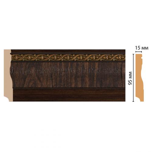 Плинтус Decomaster D153 WoodLine 153-1 ДМ