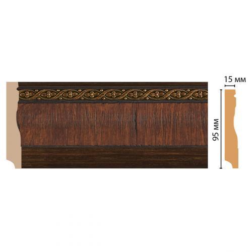 Плинтус Decomaster D153 WoodLine 153-2 ДМ