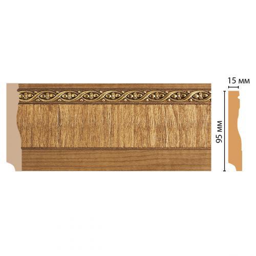 Плинтус Decomaster D153 WoodLine 153-4 ДМ