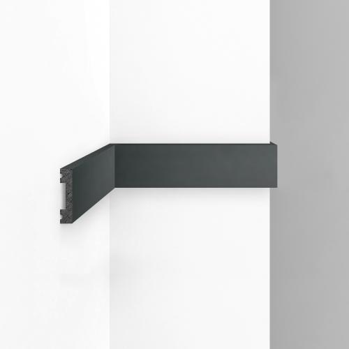 Плинтус Decomaster D162 D162-112 ДМ Молдинг гладкий