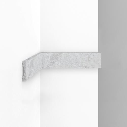 Плинтус Decomaster D162 D162-1619 ДМ Молдинг гладкий