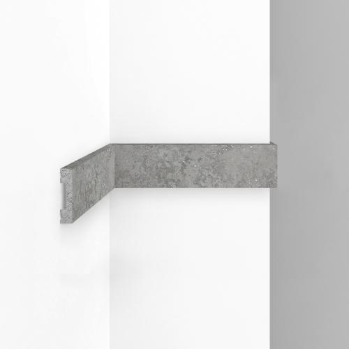 Плинтус Decomaster D162 D162-1629G ДМ Молдинг гладкий